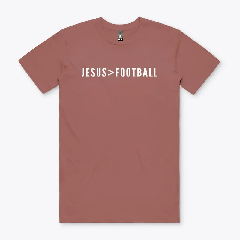 Jesus Greater Than Football T