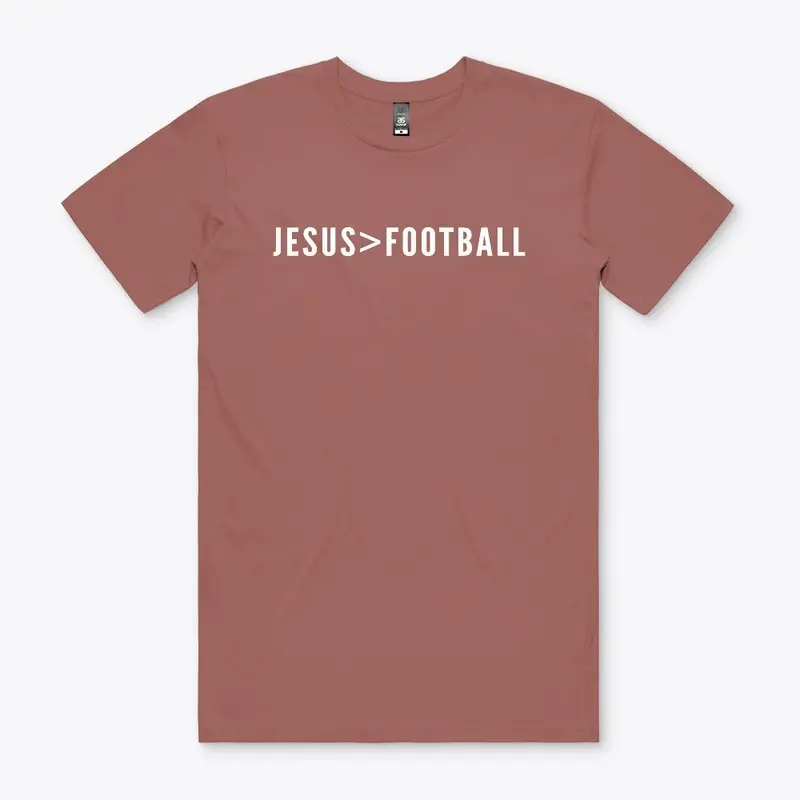 Jesus Greater Than Football T